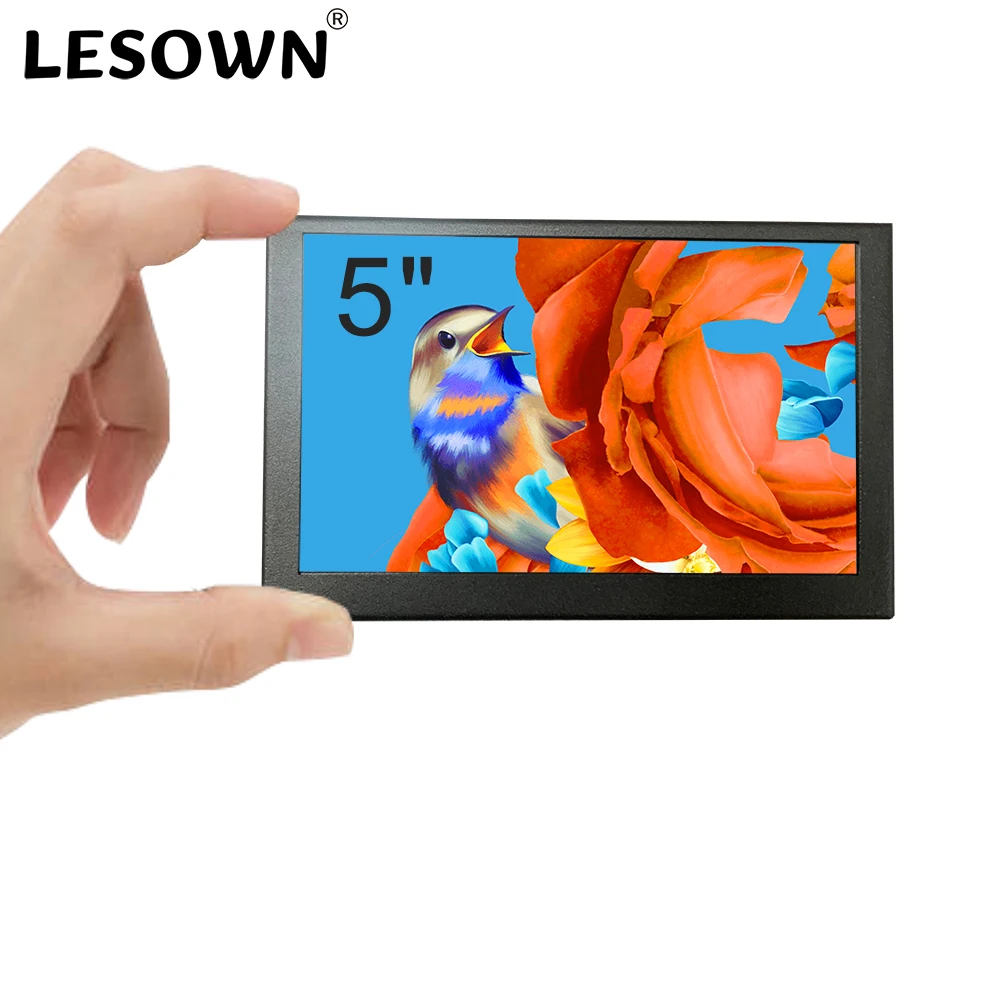 Tablet Lap Desk - LESOWN 5-дюймовый мини-монитор IPS 800x480, портативный