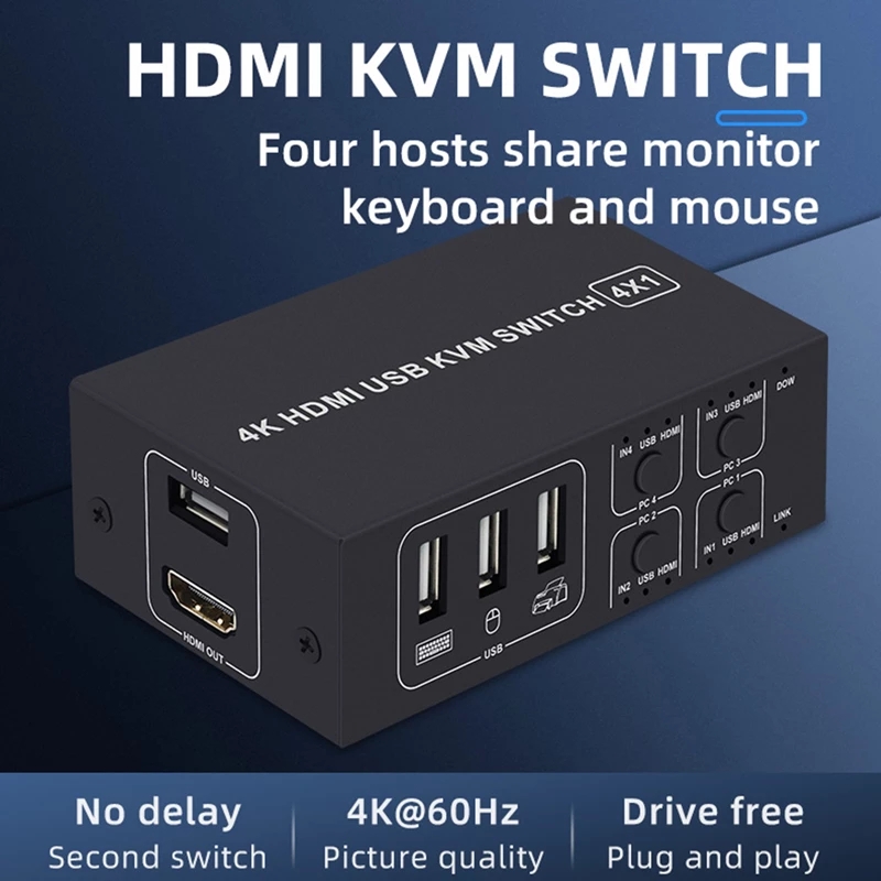 Квм-Консоль 4K HDMI 4 в 1 выхо – обзор и цена Tablet Lap Desk